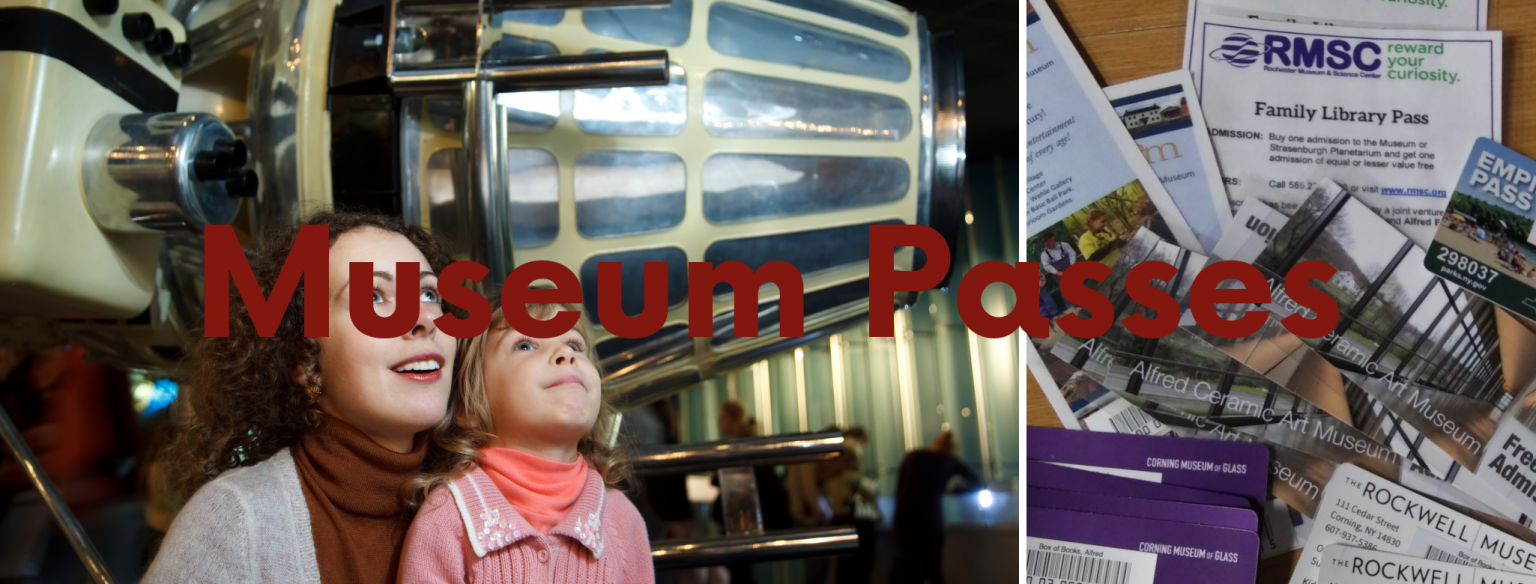 Museum Passes Alfred Box of Books Library