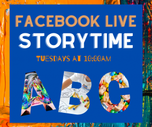 Facebook Live storytime with ABC picture of kids.