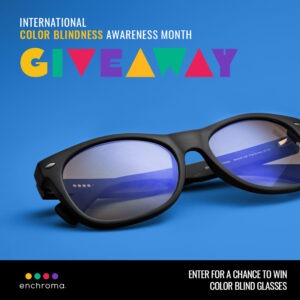 EnChroma Glasses giveaway graphic