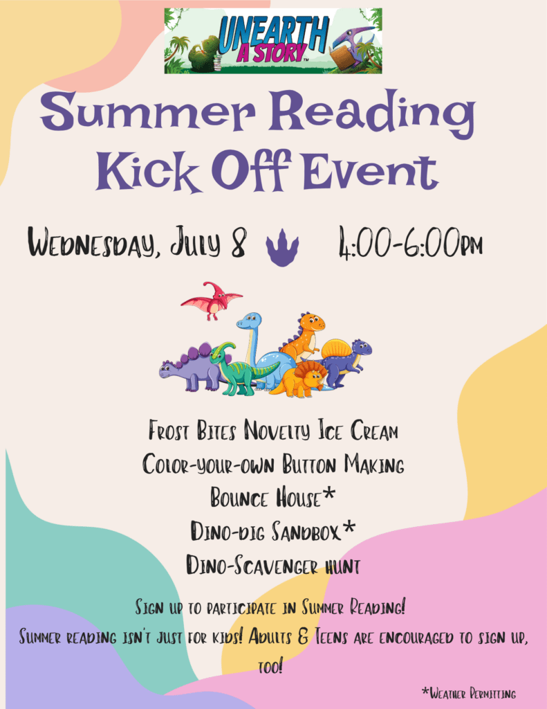 Summer reading flyer